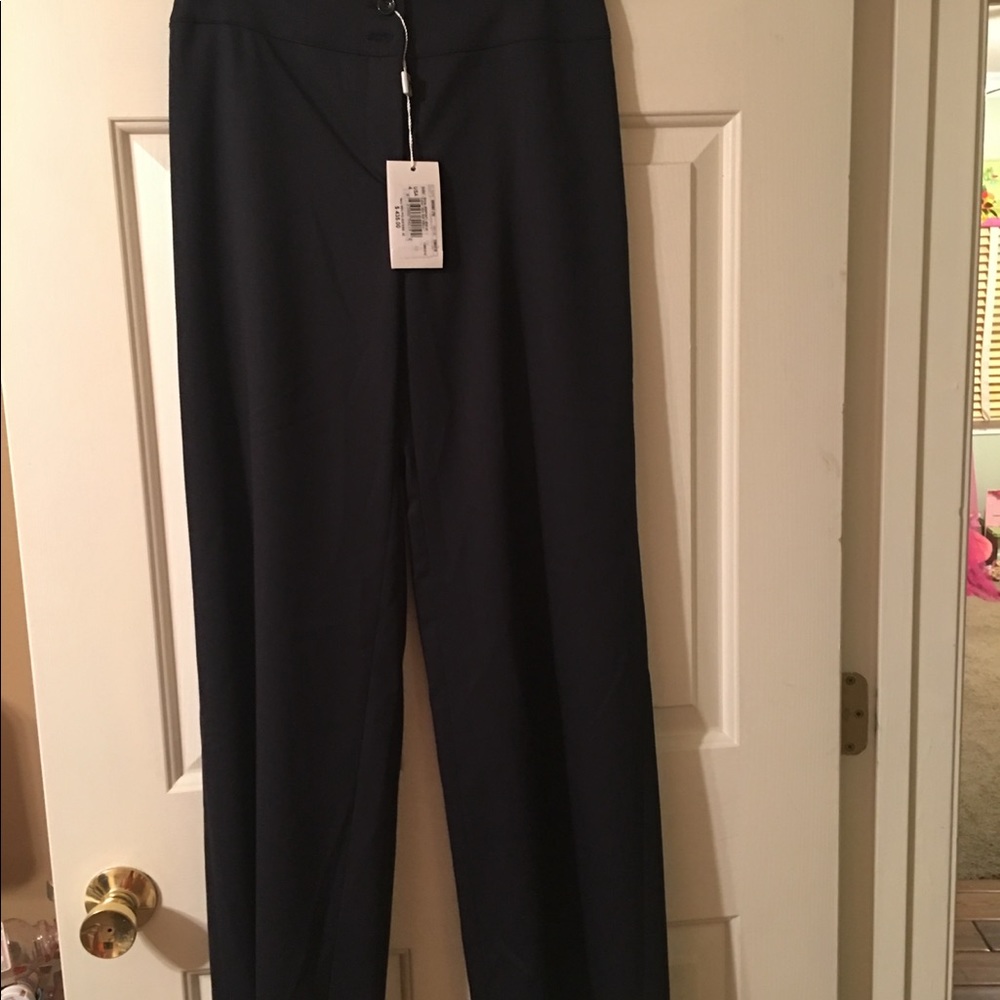 Dark Blue almost black Dress pants Armani size 4. New with tags